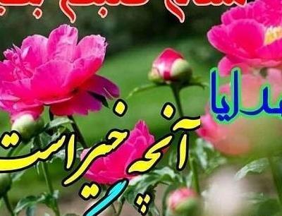 عکس گل صبح بخیر جدید