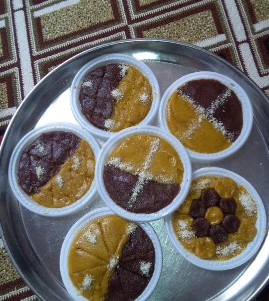 عکس حلوا زعفران