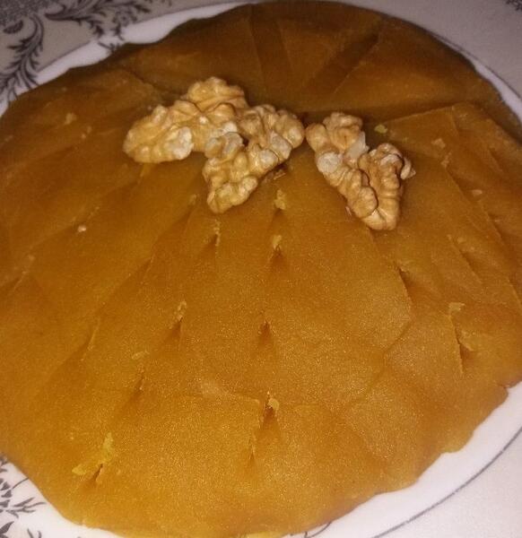 عکس حلوا زعفران