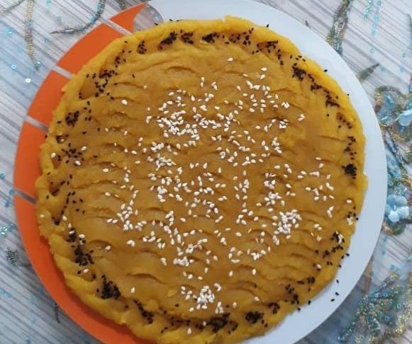 عکس حلوا زعفران