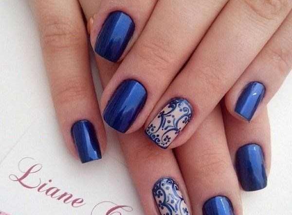 عکس طراحی ناخن زنانه