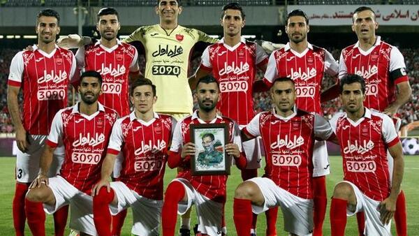 عکس پرچم ایران پرسپولیس