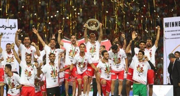 عکس پرچم ایران پرسپولیس
