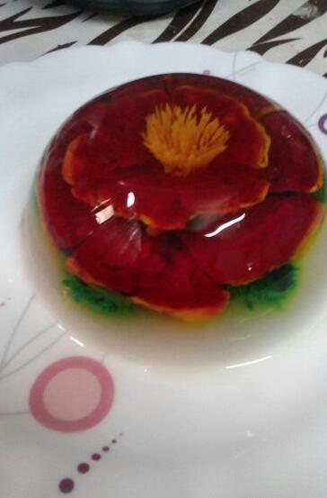 عکس ژله گلدار