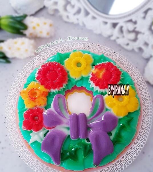 عکس ژله گلدار