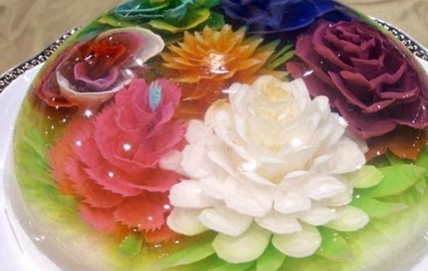 عکس ژله گلدار