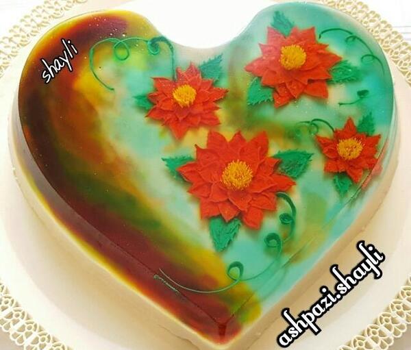 عکس ژله گلدار