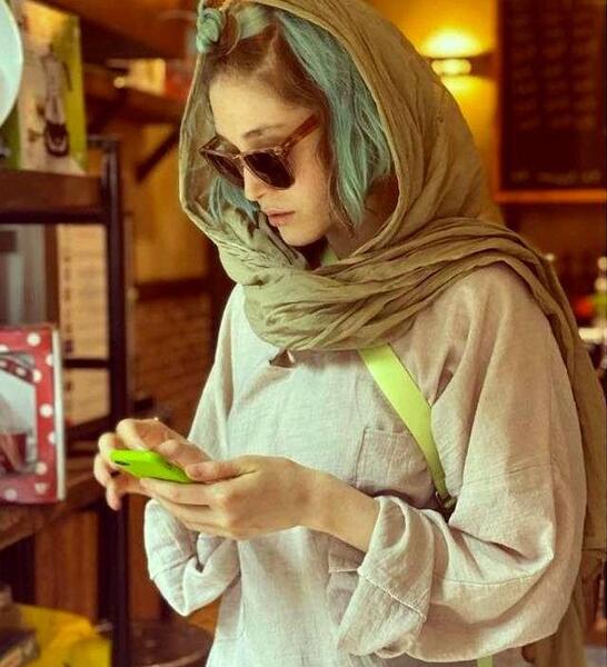 عکس فرشته حسینی در یلدا
