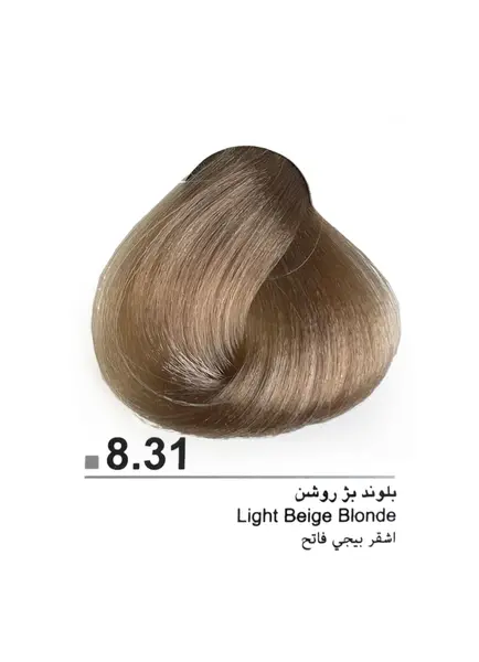 عکس رنگ بلوند بژ روشن