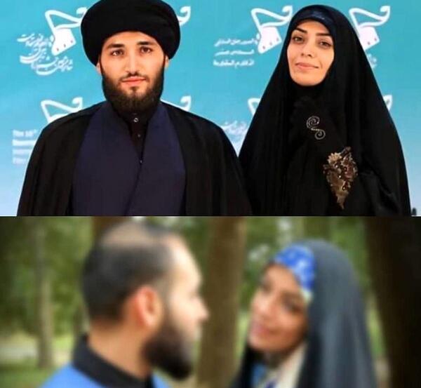 عکس الهام چرخنده و همسر جدیدش