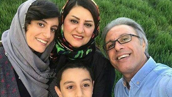 عکس بهمن زرین پور و خانواده