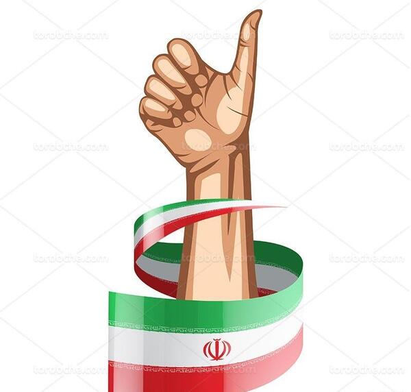 عکس پرچم ایران و صندوق رای
