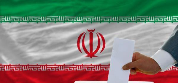 عکس پرچم ایران و صندوق رای
