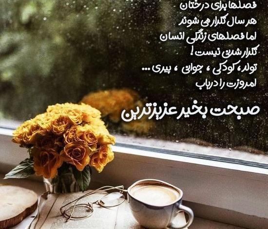 عکس نوشته صبح بخیر برای استوری