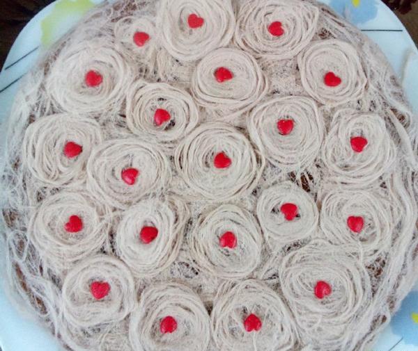 عکس ایده تزیین پشمک شب یلدا