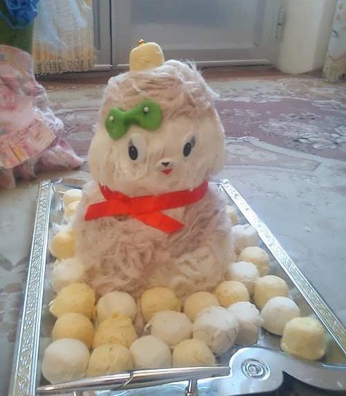 عکس ایده تزیین پشمک شب یلدا