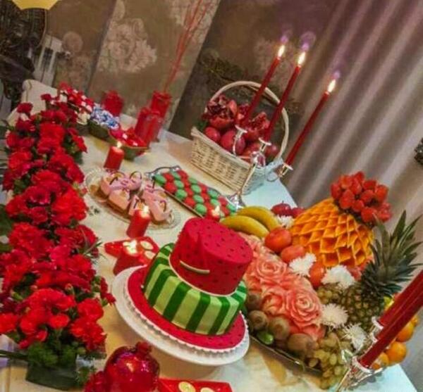 عکس ایده شب یلدا سنتی
