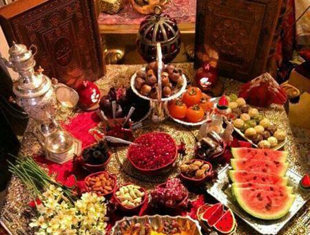 عکس ایده شب یلدا سنتی