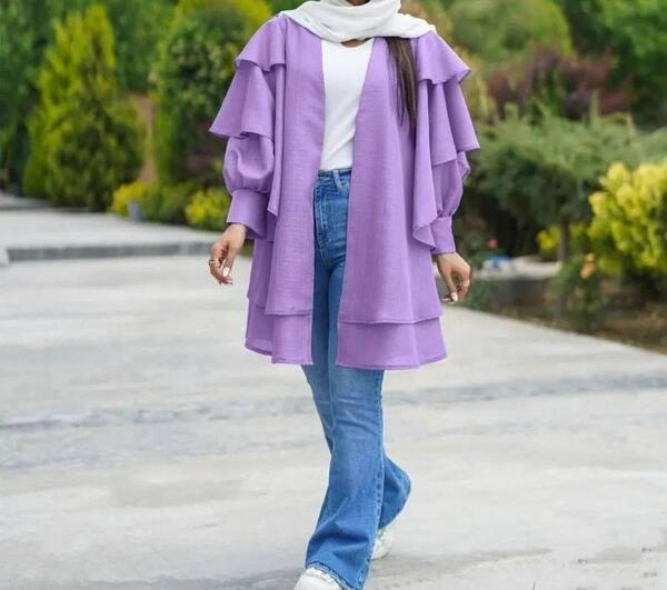 عکس مدل مانتو ابروبادی کیمونو