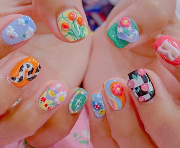 عکس ژلیش ناخن عروسکی