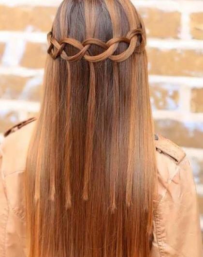 عکس مدل مو صاف باز