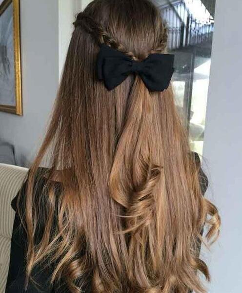 عکس مدل مو صاف باز
