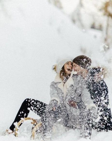 عکس برف عاشقانه برای پروفایل