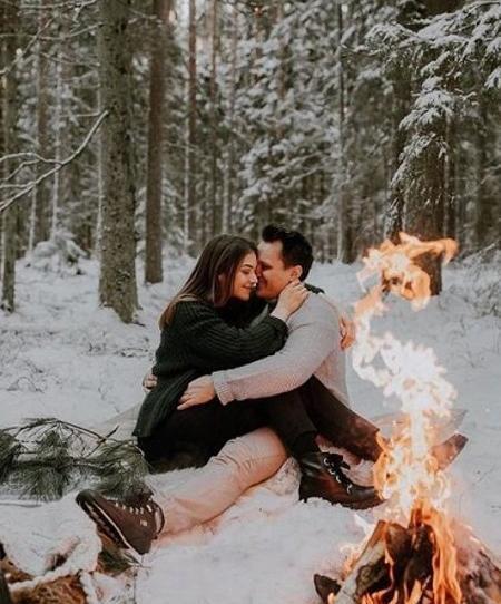 عکس برف عاشقانه برای پروفایل