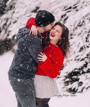 عکس برف عاشقانه برای پروفایل