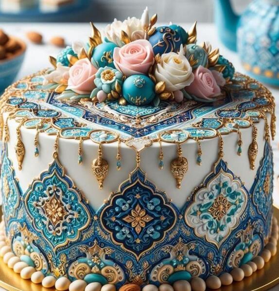 عکس کیک تولد هنری