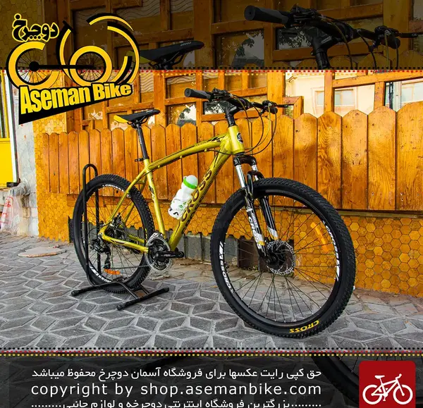 عکس دوچرخه طلایی