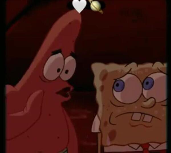 عکس باب اسفنجی ناراحت سیاه و سفید