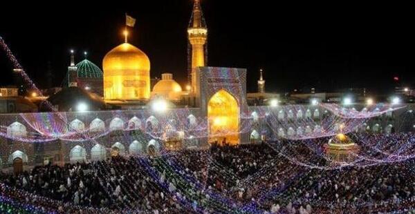 عکس ضریح امام رضا شلوغ