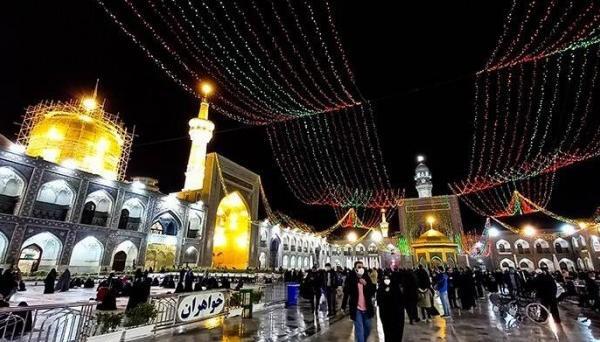 عکس ضریح امام رضا شلوغ