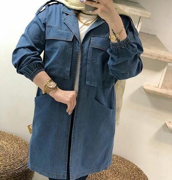 عکس مدل مانتو جلو باز لی