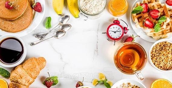 عکس دریا صبحانه