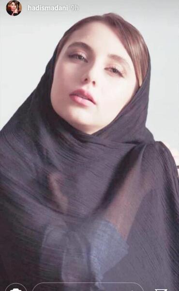 عکس اینستاگرام حدیث مدنی