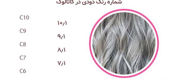 عکس رنگ بلوند دودی روشن