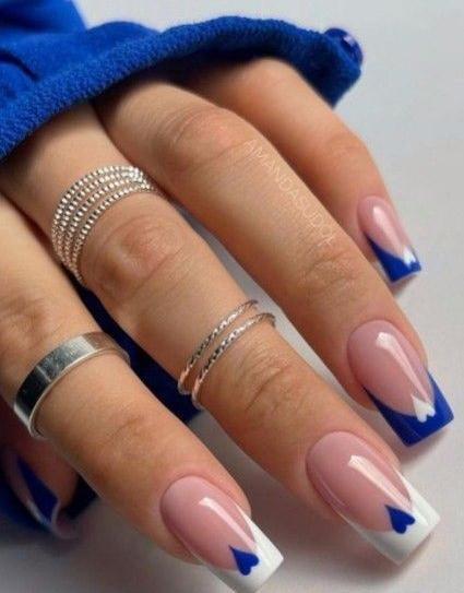 عکس طرح ناخن فرنچ جدید