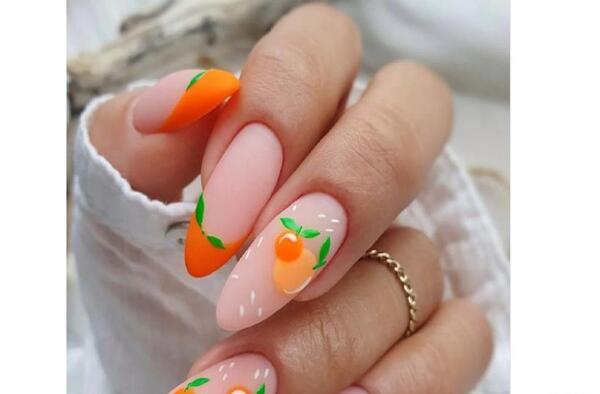عکس طرح ناخن فرنچ جدید