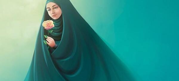 عکس دختر با حجاب در حال گریه