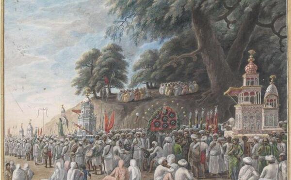 عکس امام حسین در موزه لندن