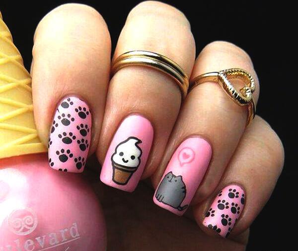 نمونه عکس ژلیش ناخن