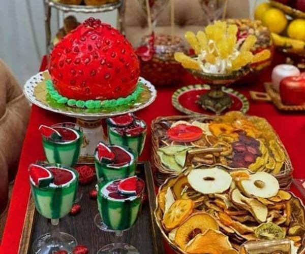 عکس ایده تزیین برای شب یلدا