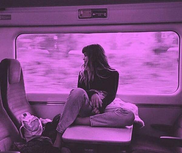 عکس نوشته دخترونه بنفش جدید
