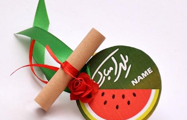 عکس ایده برای شب یلدا کاردستی