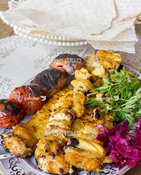 عکس جوجه کباب