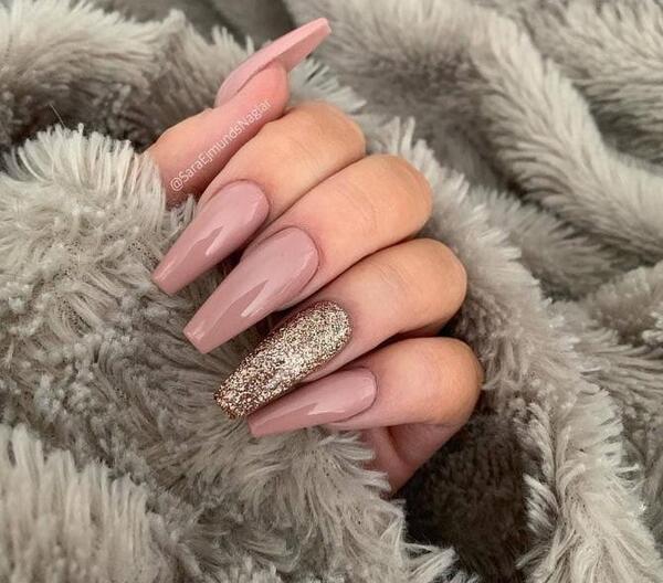 عکس طرح ناخن ذوزنقه ای