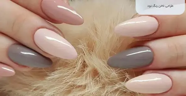 عکس طرح ناخن ذوزنقه ای