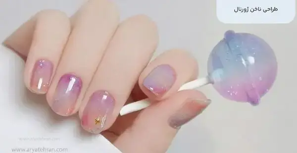 عکس طرح ناخن ذوزنقه ای